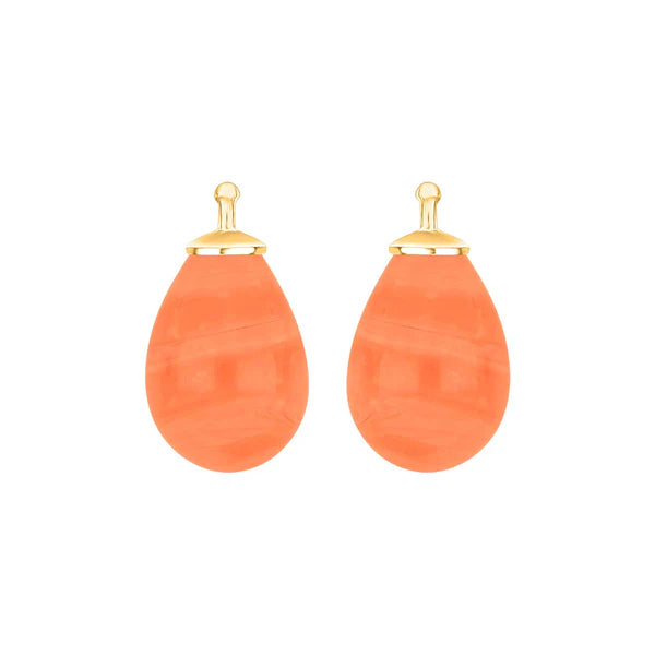 Tropfen aus Quarzglas in gold