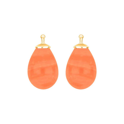 Tropfen aus Quarzglas in gold