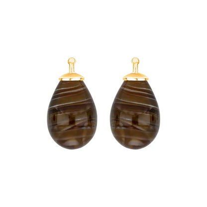 Tropfen aus Quarzglas in gold