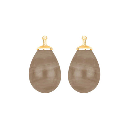 Tropfen aus Quarzglas in gold