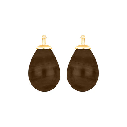 Tropfen aus Quarzglas in gold