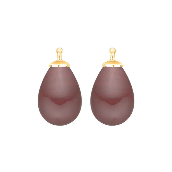 Tropfen aus Quarzglas in gold