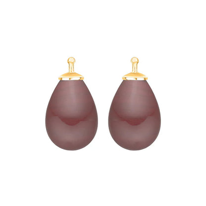 Tropfen aus Quarzglas in gold