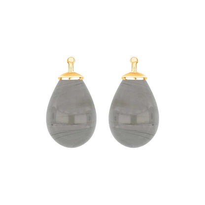 Tropfen aus Quarzglas in gold
