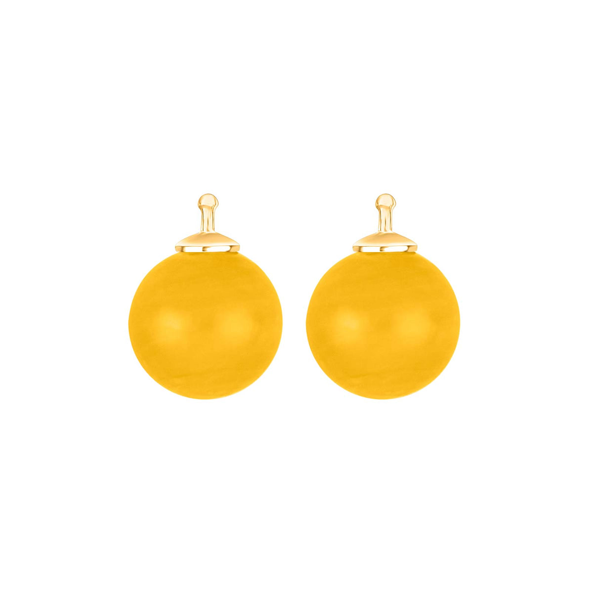 E81 – Kugel aus Quarzglas in gold