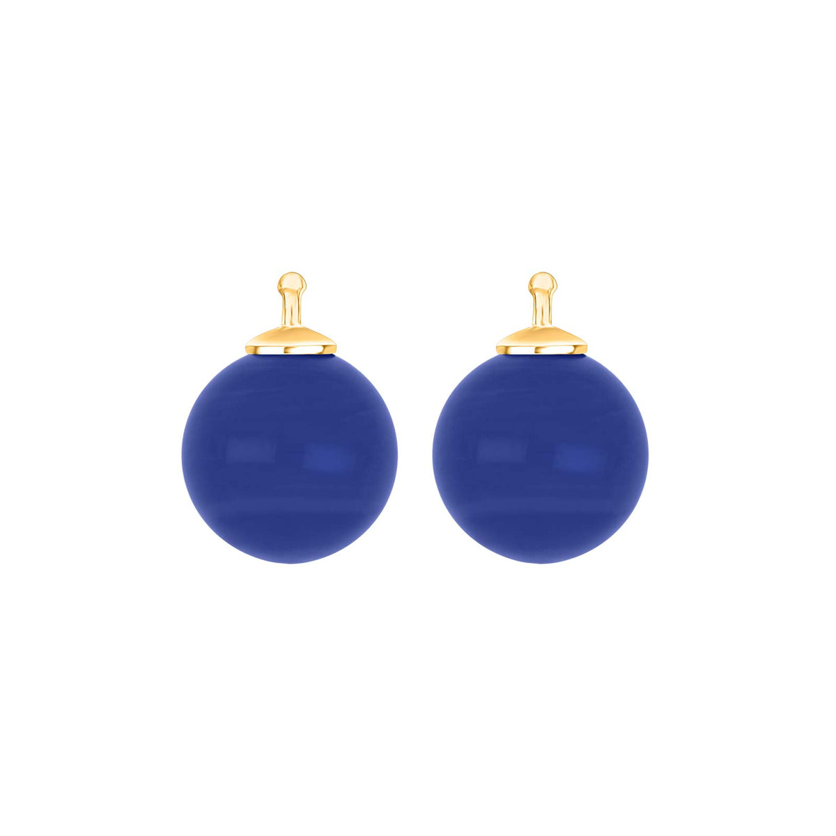 E81 – Kugel aus Quarzglas in gold
