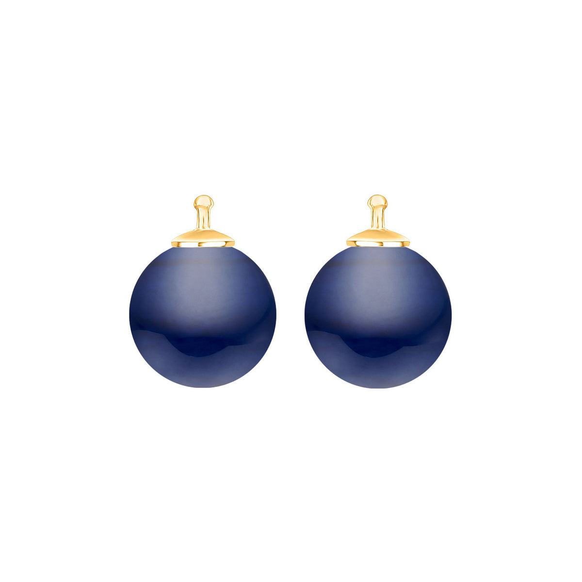 E81 – Kugel aus Quarzglas in gold