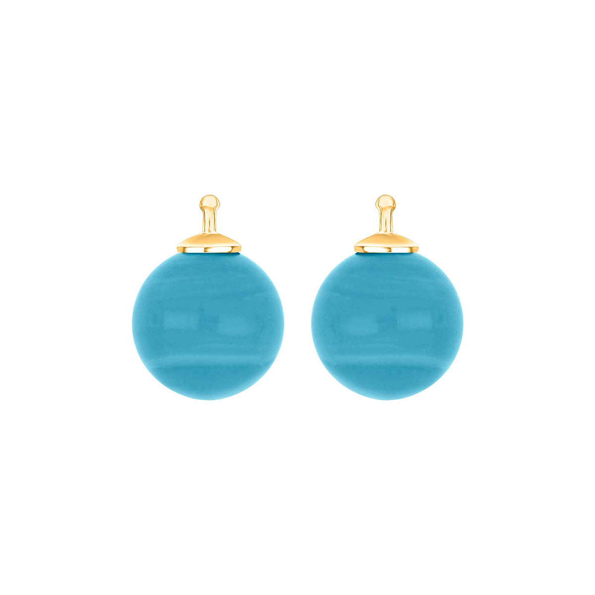 E81 – Kugel aus Quarzglas in gold
