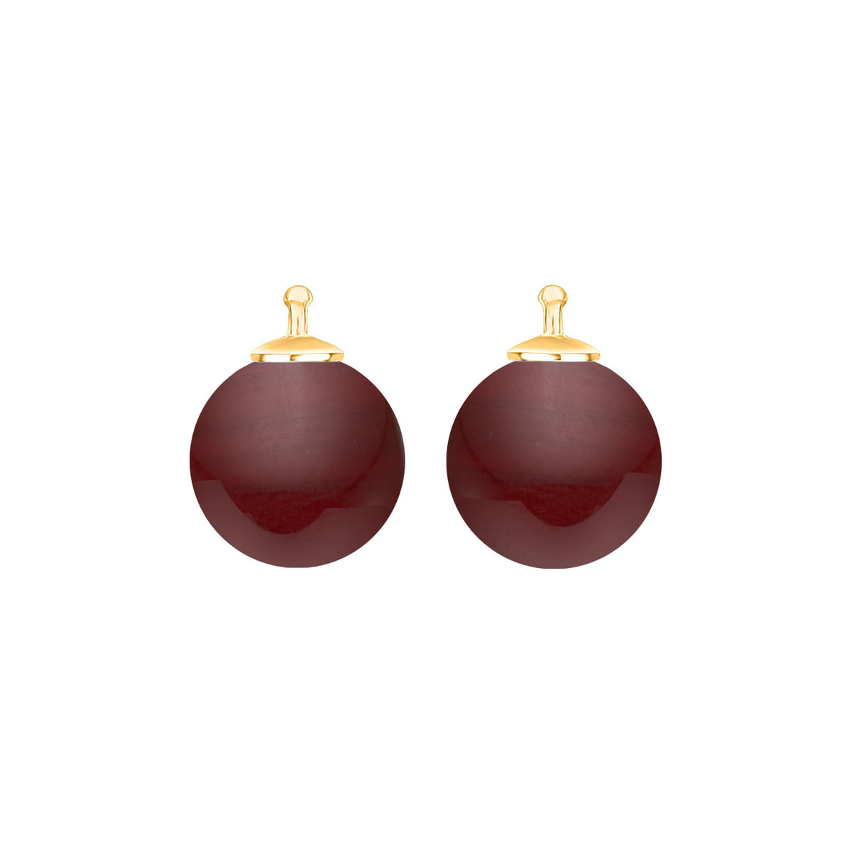 E81 – Kugel aus Quarzglas in gold