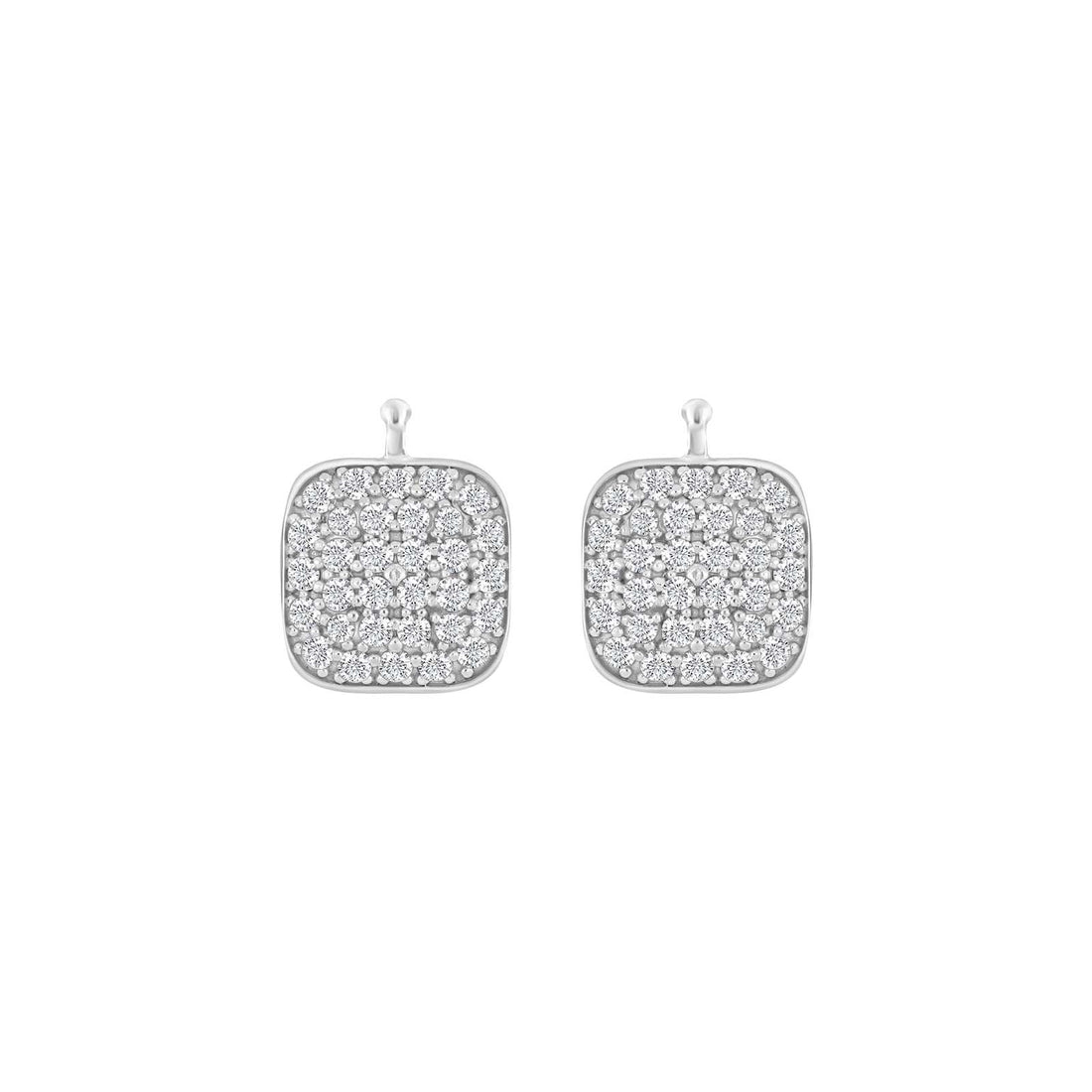 E41 – Quadrat mit Zirkonia-Pavé