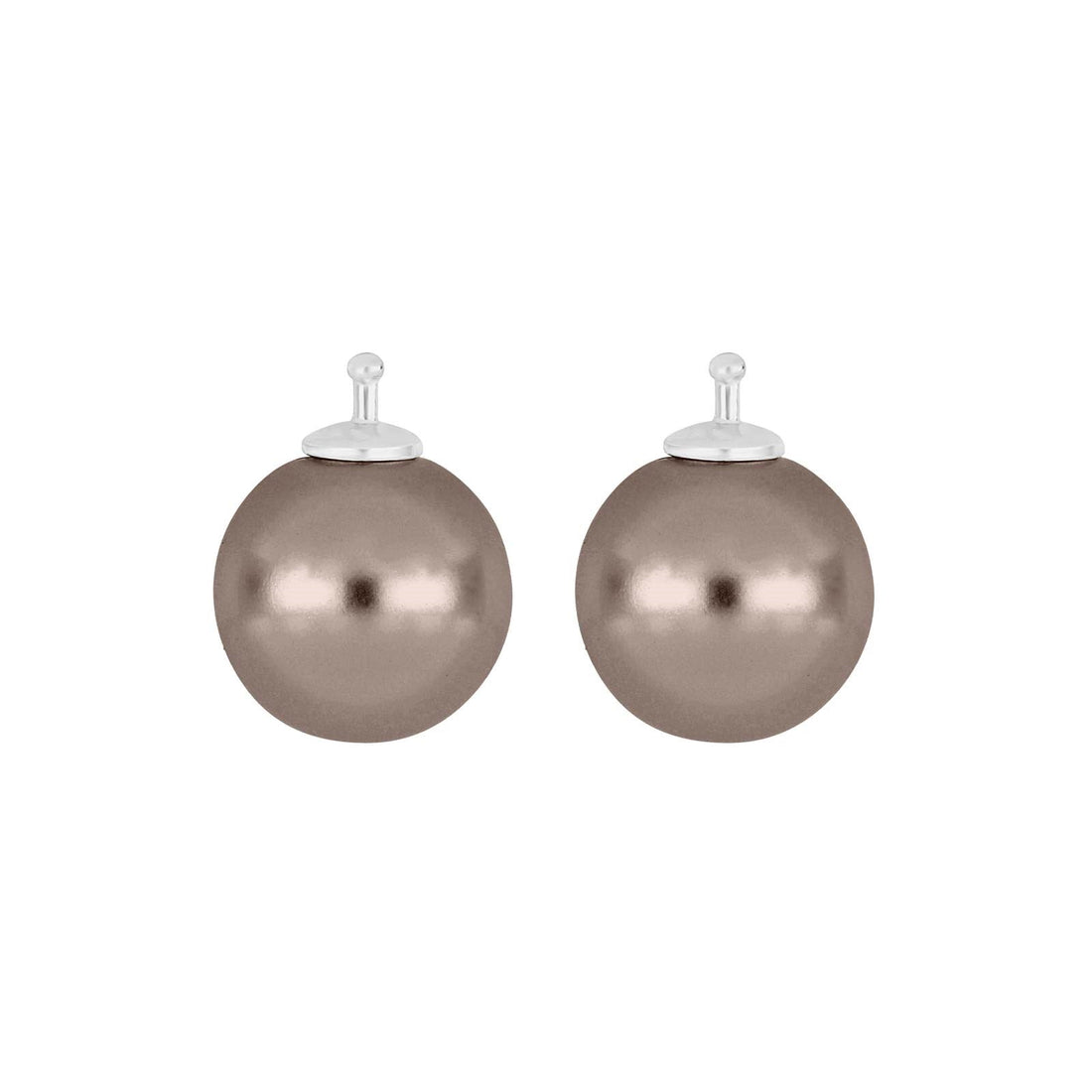 E46 – Runde Mallorca-Perle 12 mm in silber