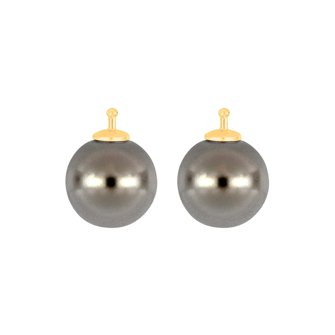 E46 – Runde Mallorca-Perle 12 mm in gold