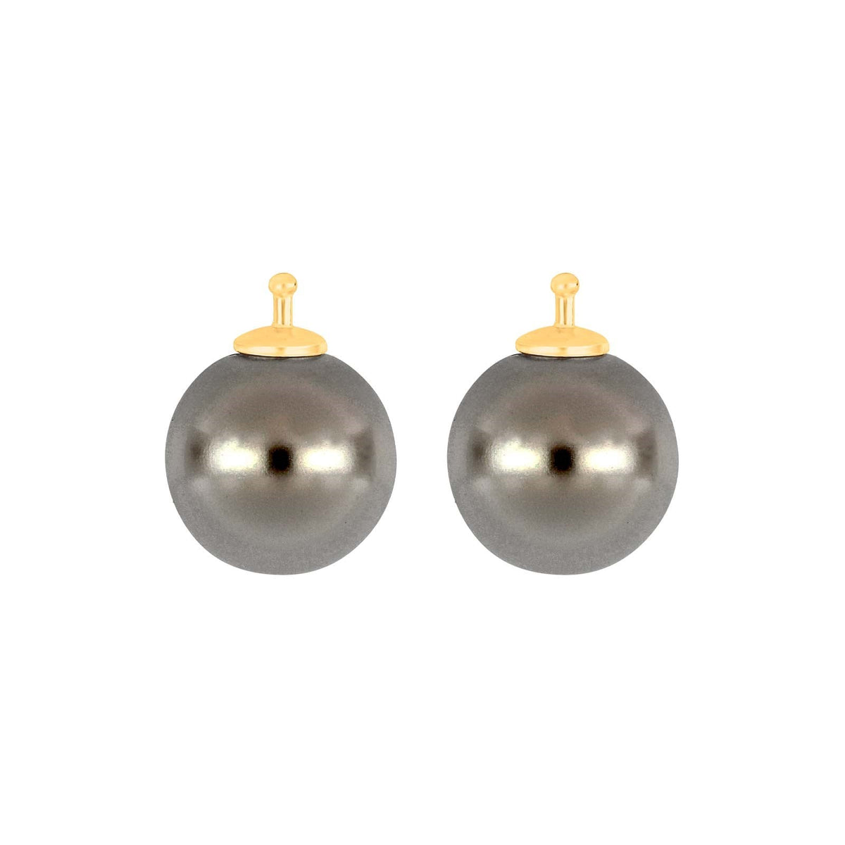 E46 – Runde Mallorca-Perle 12 mm in gold