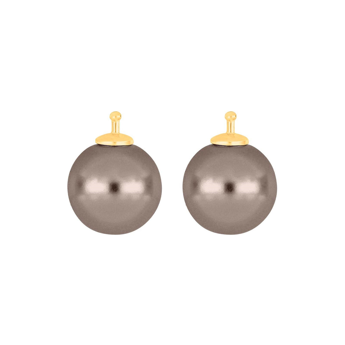 E46 – Runde Mallorca-Perle 12 mm in gold
