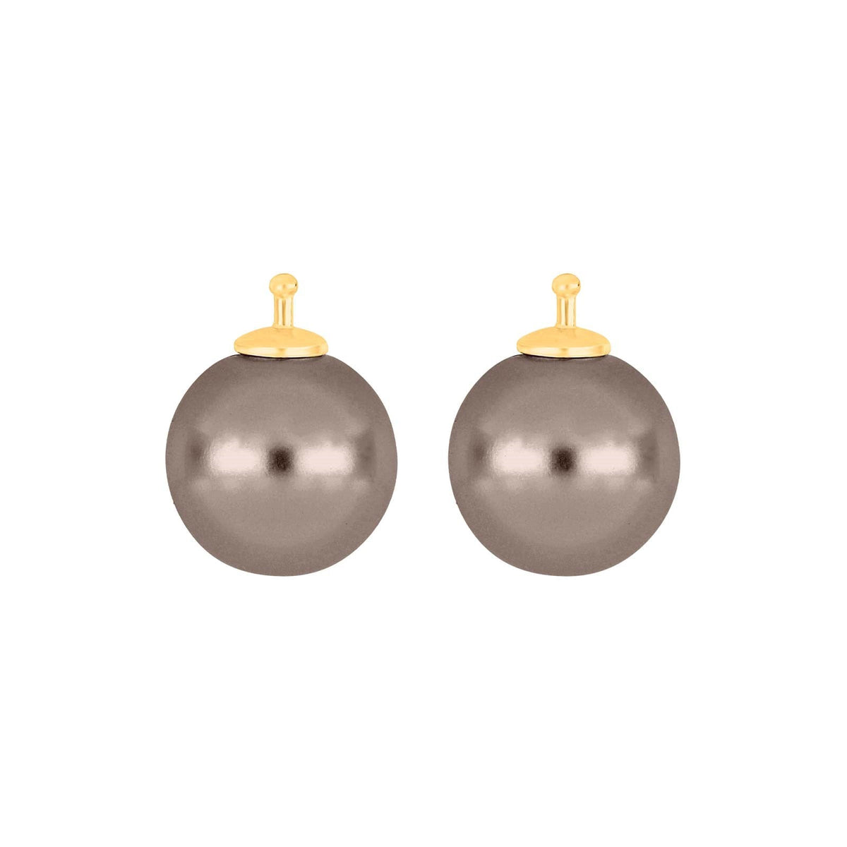 E46 – Runde Mallorca-Perle 12 mm in gold