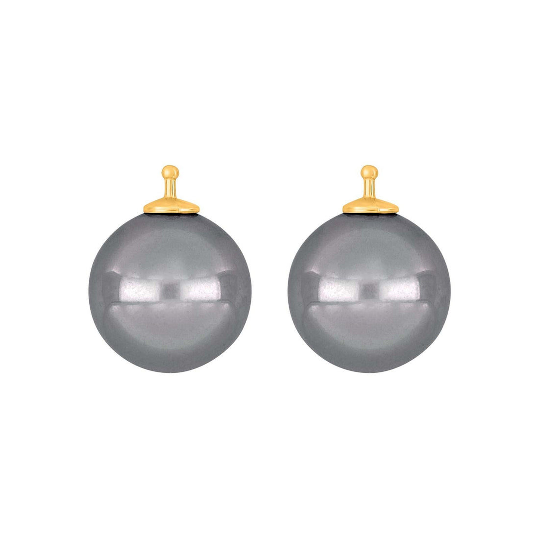 E51 – Runde Mallorca-Perle 14 mm in gold