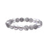 Heinzendorff Armband Multi Grau mit Quarz & Süßwasserperle 10 mm – silber