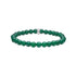 Heinzendorff Armband Grüner Achat 6 mm – silber