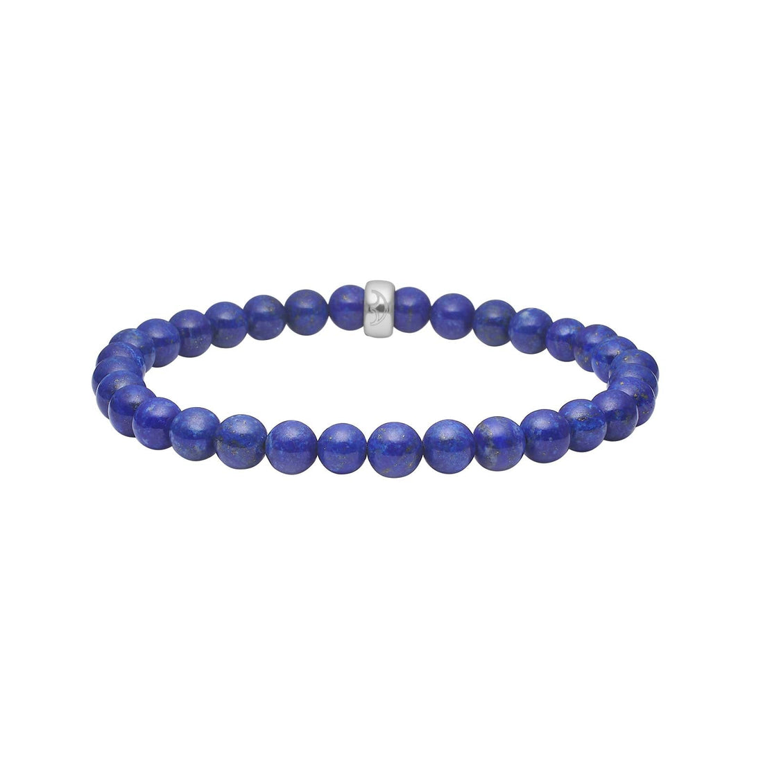 Heinzendorff Armband Lapislazuli 6 mm – silber