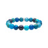 Heinzendorff Armband Lapislazuli, Schwammquarz, Achat & Howlith 10 mm – silber