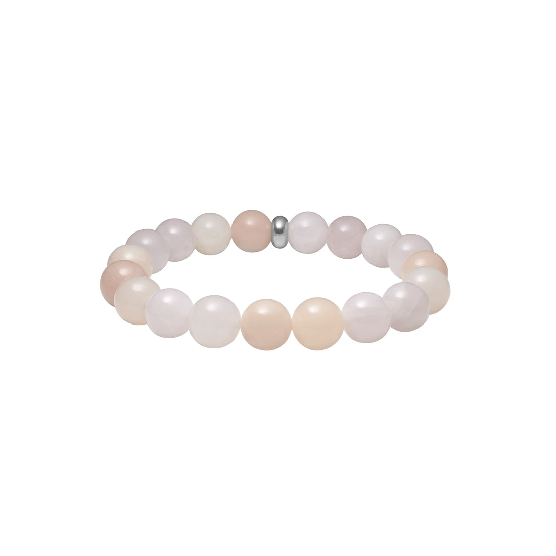 Heinzendorff Armband Rosenquarz, Pink Aventurin &amp; Schwammquarz 10 mm – vergoldet