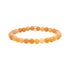 Heinzendorff Armband Oranger Schwammquarz 6 mm – vergoldet