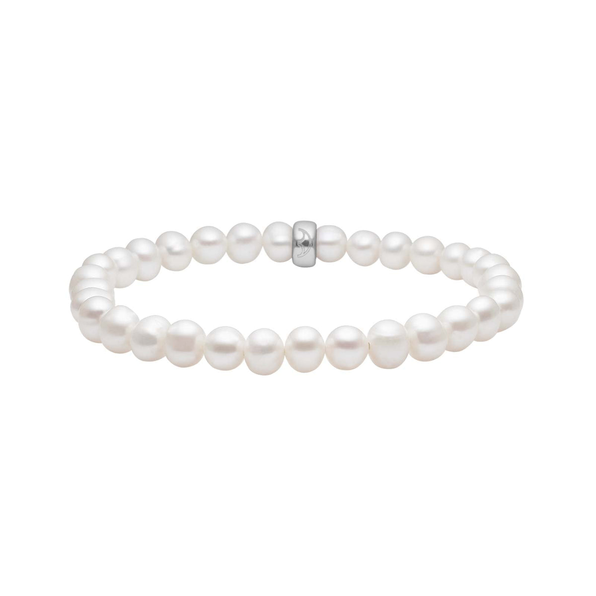 Heinzendorff Armband Süßwasserperle 6 mm – silber