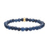 Heinzendorff Armband Blauer Schwammquarz 6 mm – silber