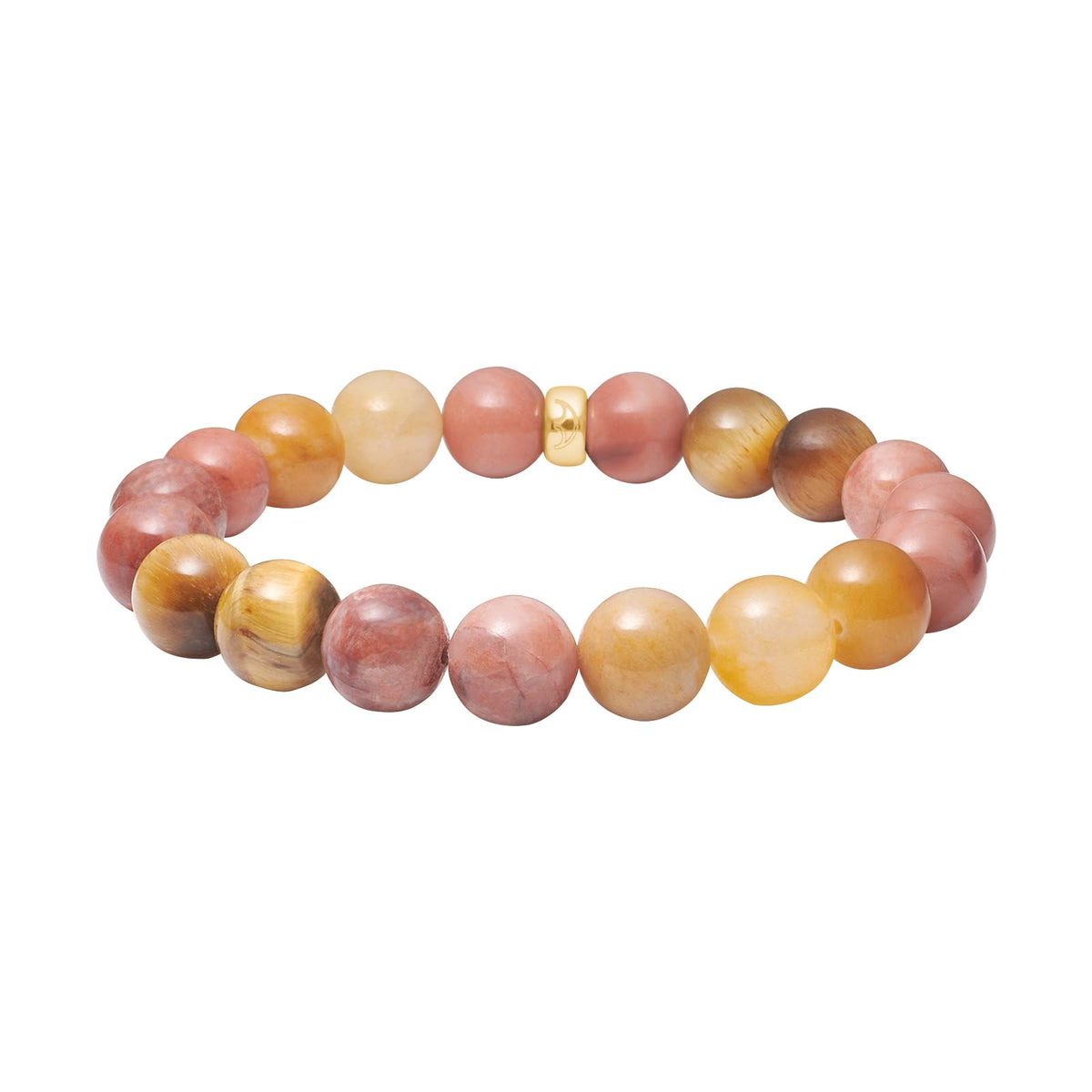 Heinzendorff Armband Tigerauge, Jade &amp; Jaspis