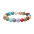 Heinzendorff Armband Bergkristall, Jaspis, Amethyst, Tigerauge & Jade