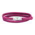 Heinzendorff Lederarmband 14 Pink – silber