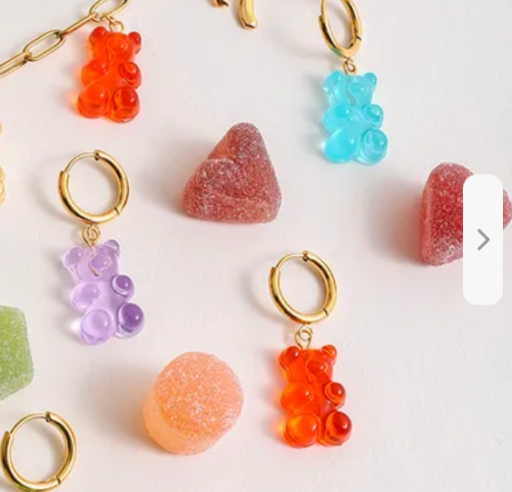 Gummibär Ohrring Wanderlust