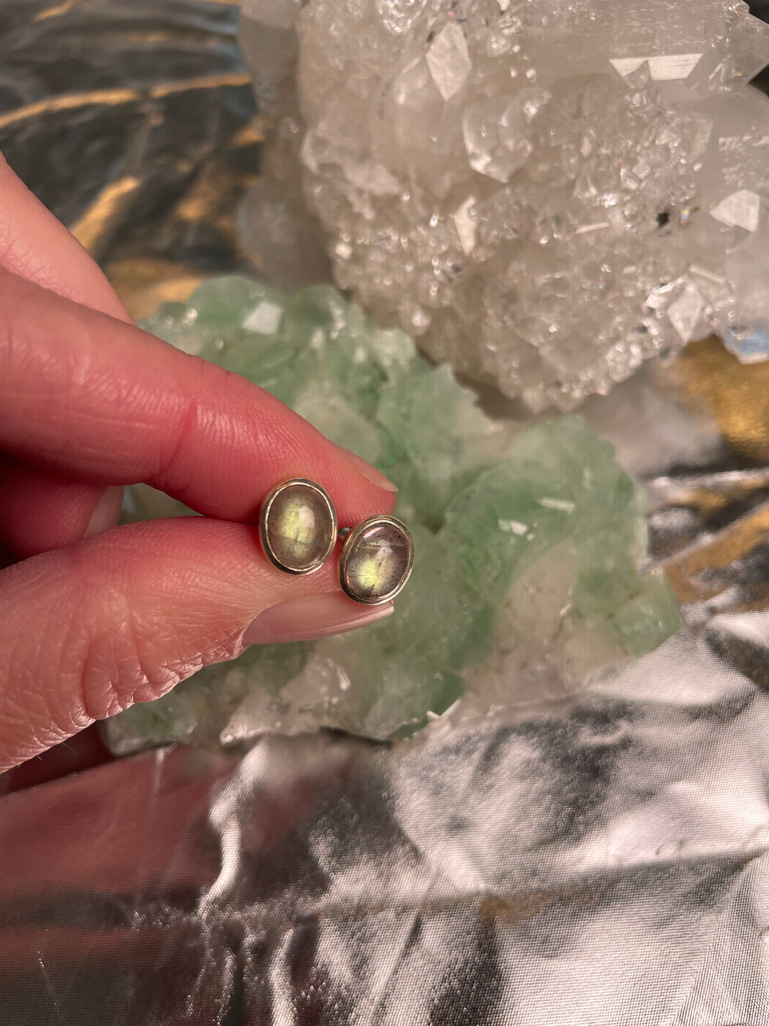 Edelstein Ohrring Beispiel