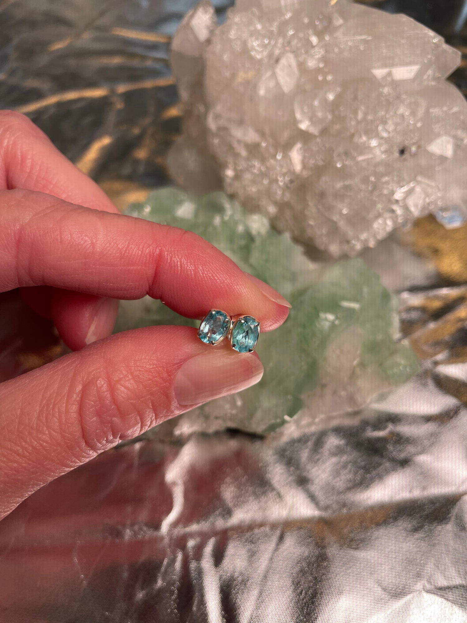 Edelstein Ohrring Beispiel