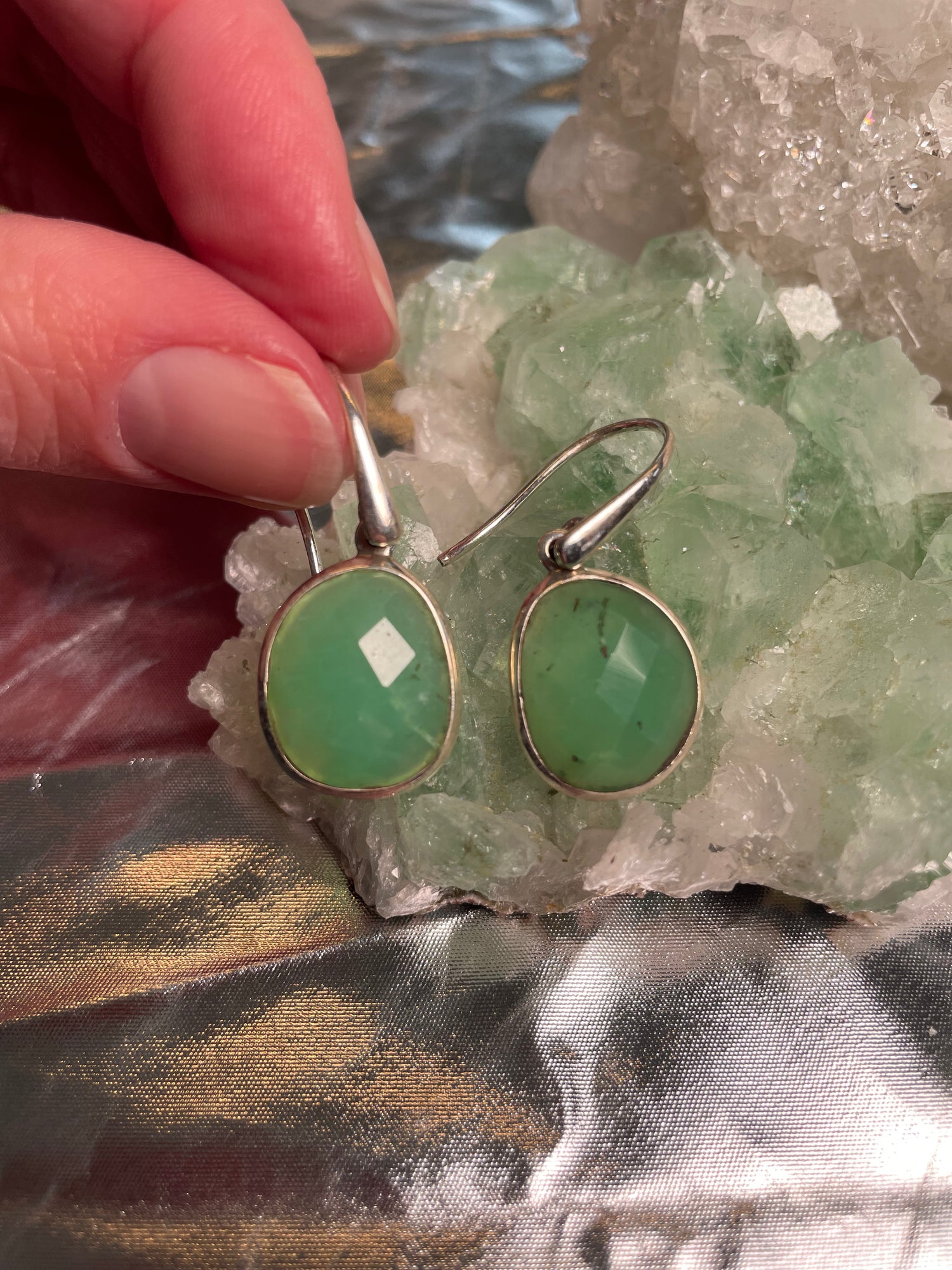 Edelstein Ohrring Beispiel