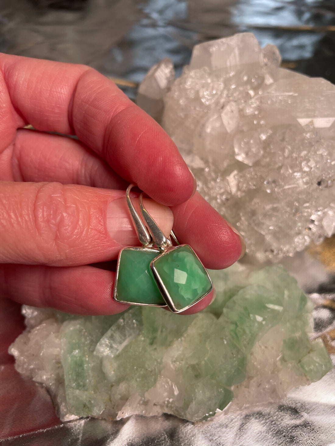 Edelstein Ohrring Beispiel