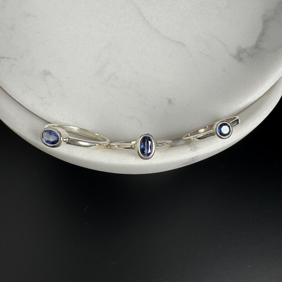 Kyanit Ring, oval – Sterling Silber 925