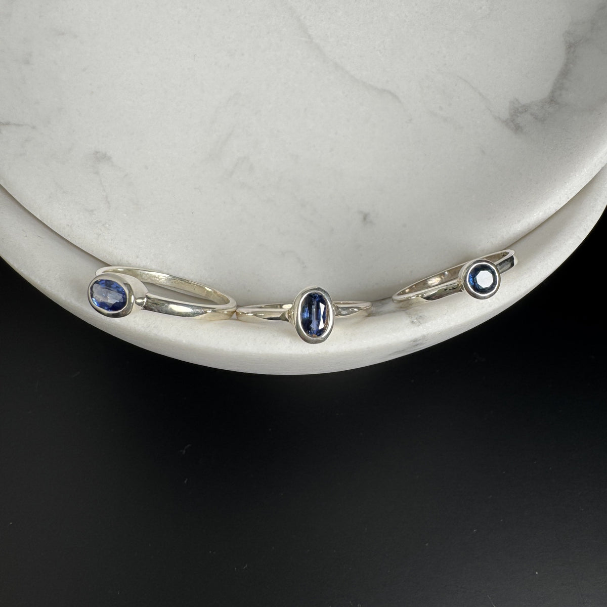Kyanit Ring, oval – Sterling Silber 925