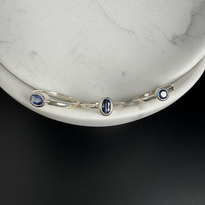 Kyanit Ring, oval – Sterling Silber 925