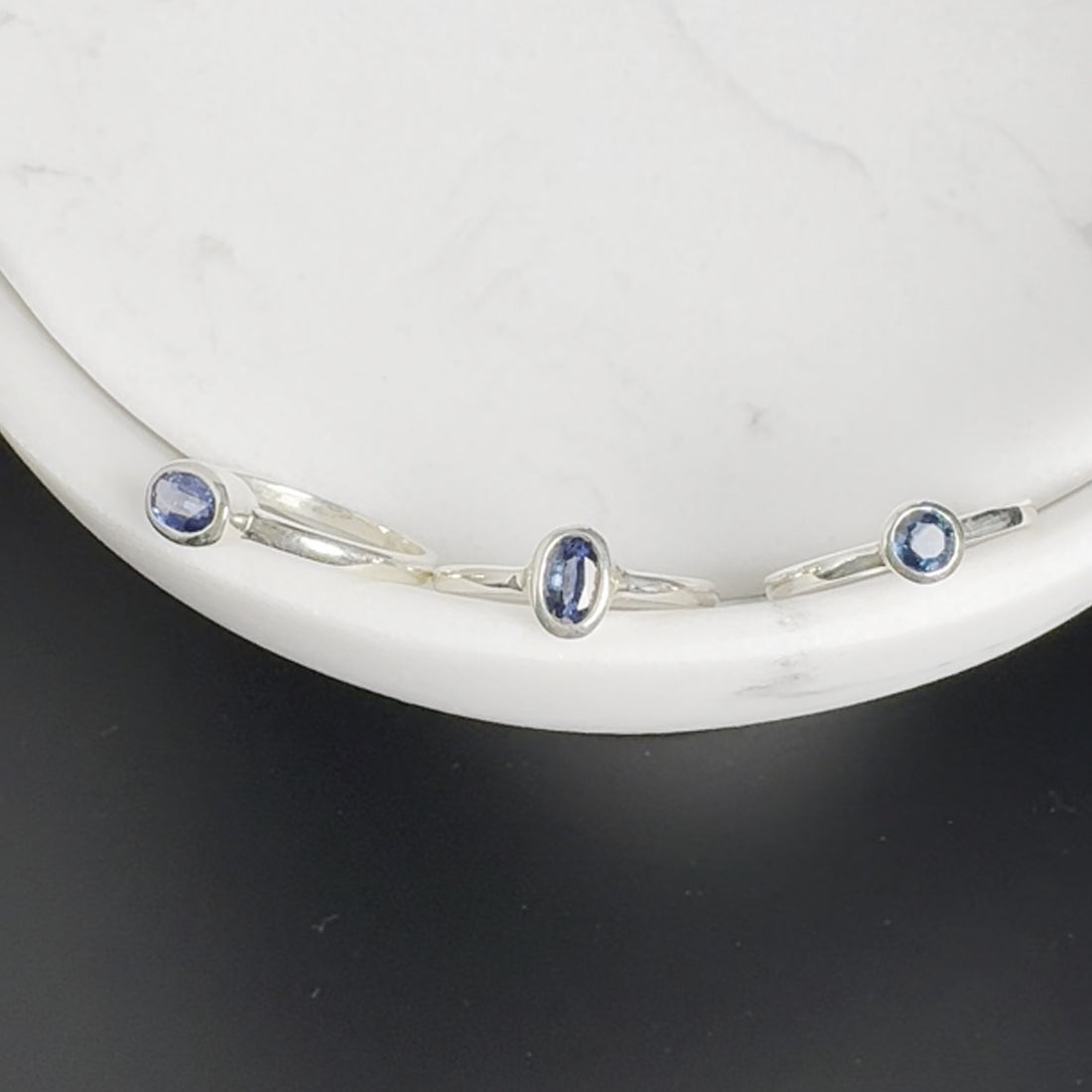 Kyanit Ring, oval – Sterling Silber 925