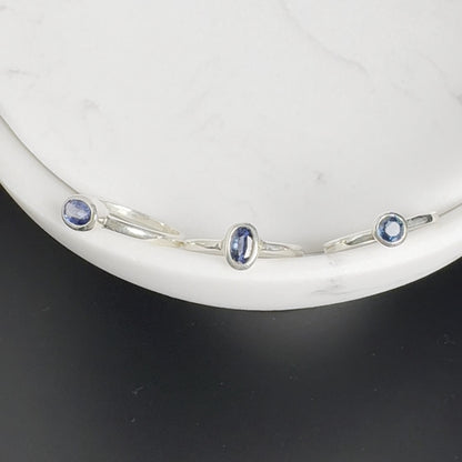 Kyanit Ring, oval – Sterling Silber 925