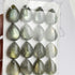 Labradorit Cabochons Tropfen 12 x 16 mm