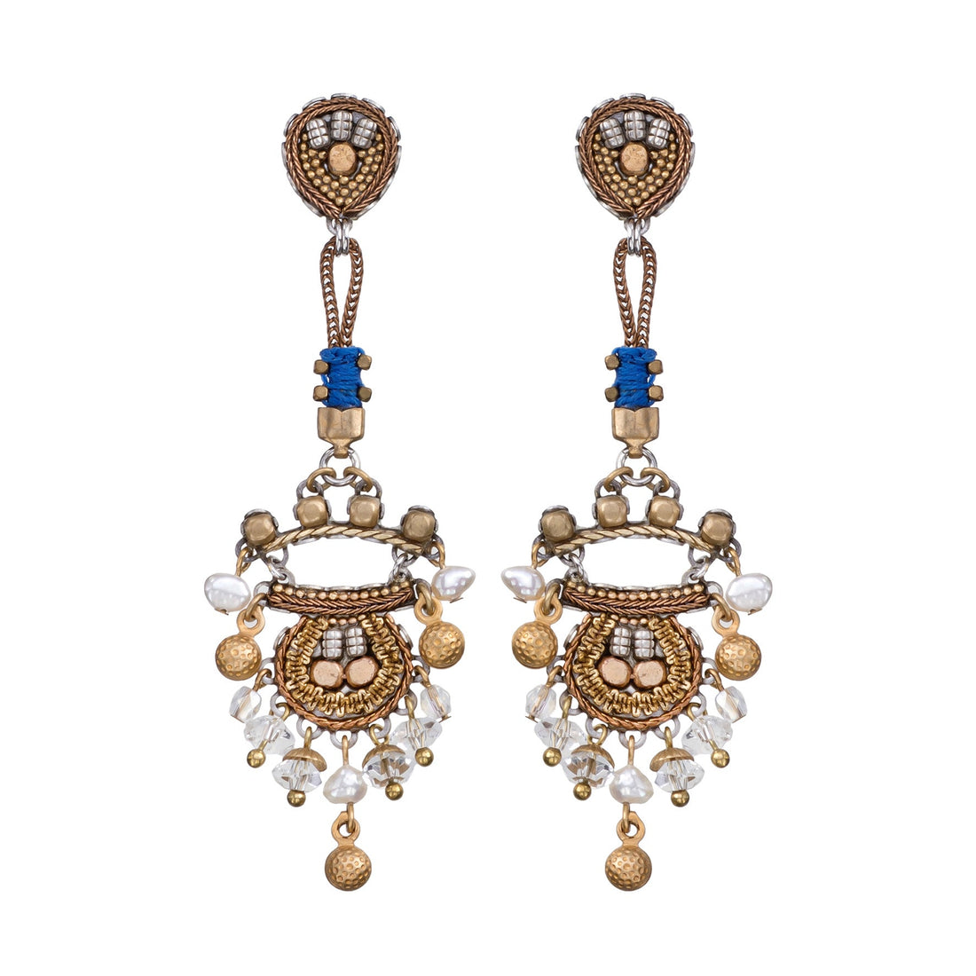 Ayala Bar Ohrringe Flavia – Gold Totem