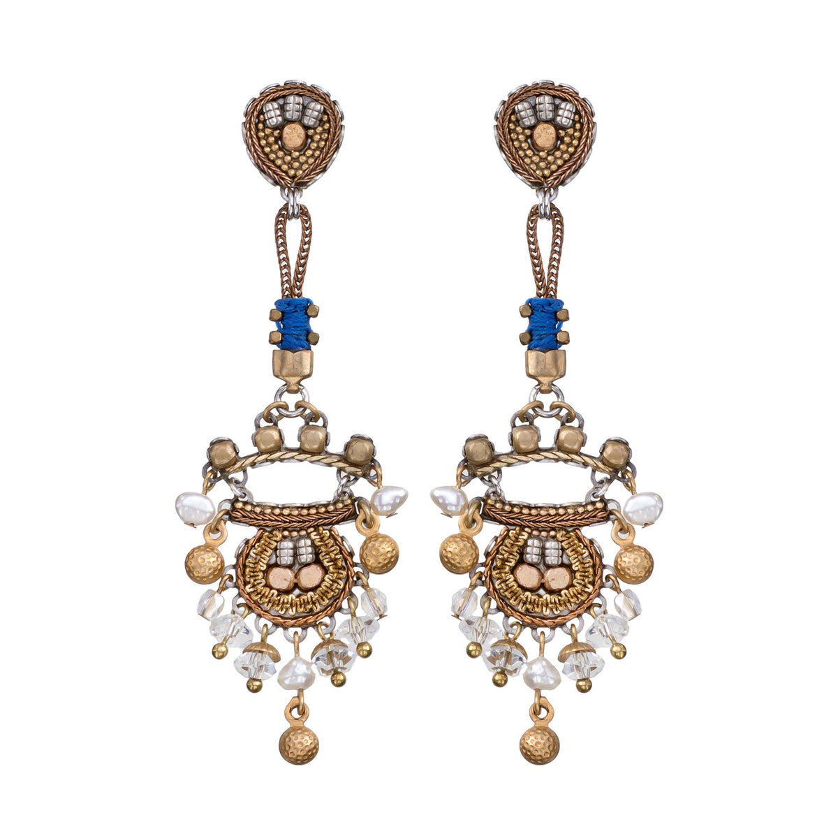 Ayala Bar Ohrringe Flavia – Gold Totem