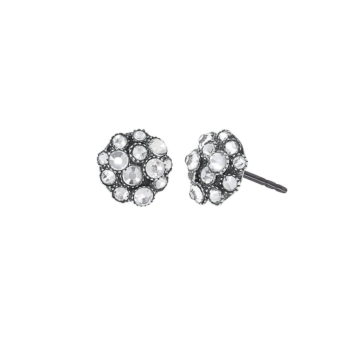 Konplott Meteor Ohrstecker Weiß Größe XS