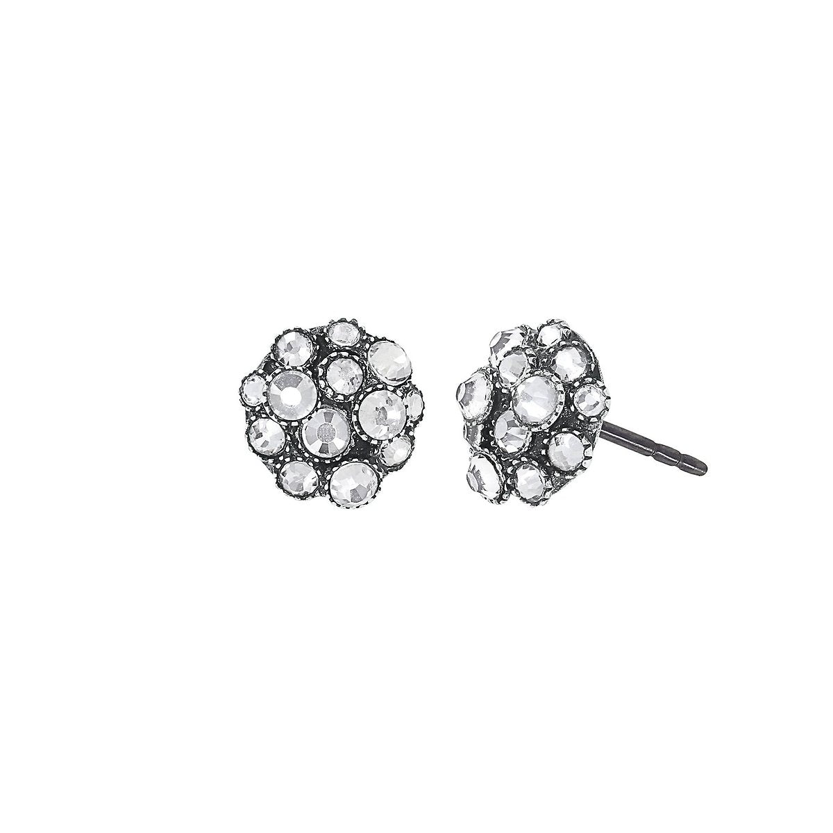 Konplott Meteor Ohrstecker Weiß Größe XS