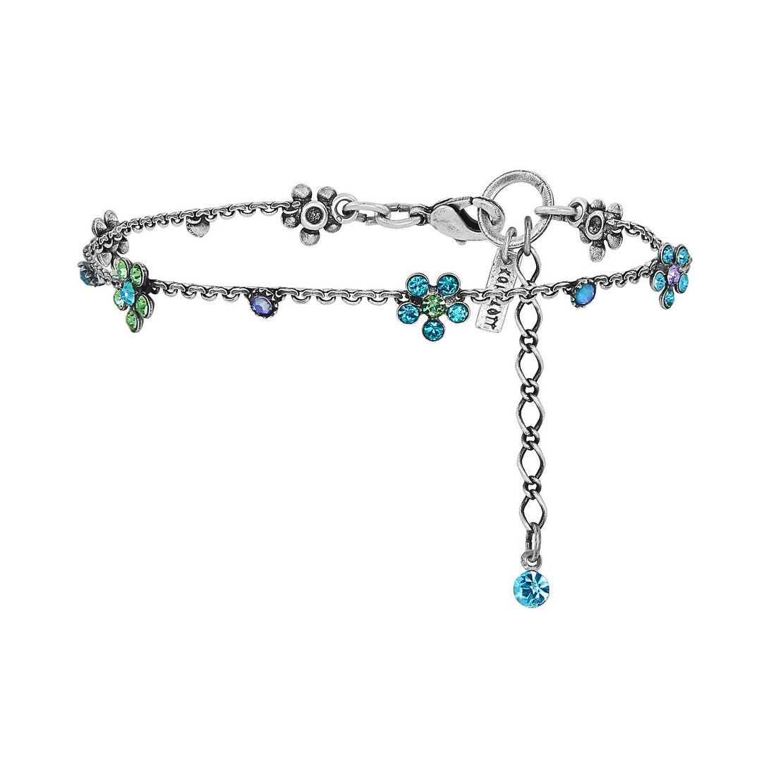 Konplott Lost Garden Armband Blau/Grün/Lila