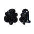 Konplott Bubble Cascade Ohrringe mit Clip Schwarz