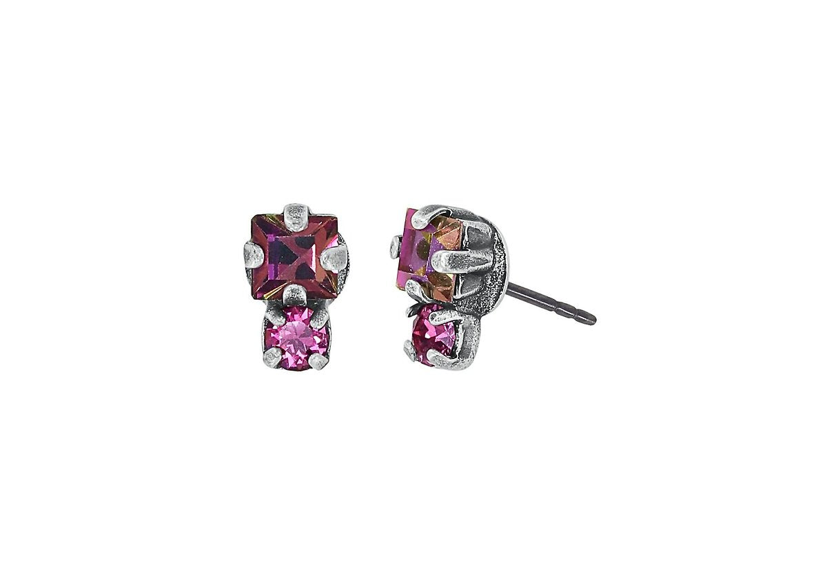 Konplott Daily Desire Ohrstecker Multi – 0,80 × 0,50 cm, Rosa