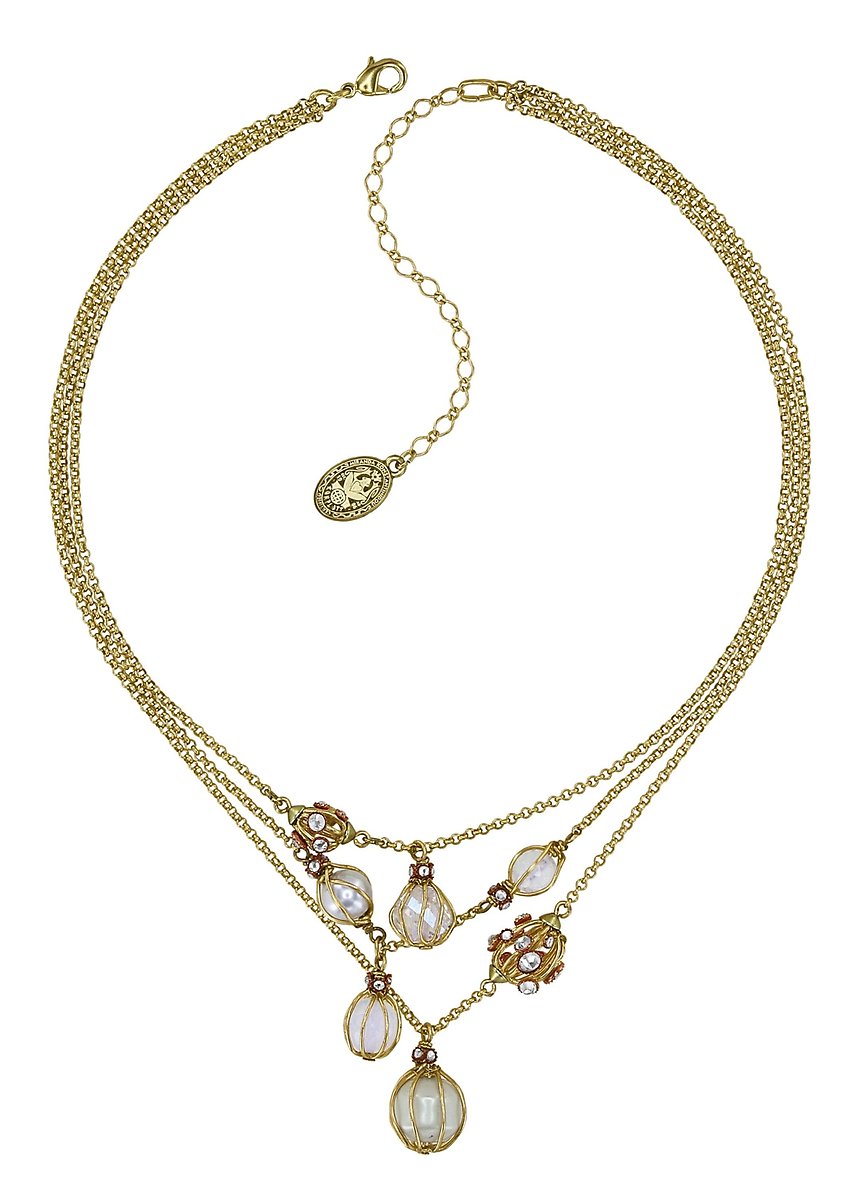 Konplott Ethnic Glamour II Halskette Weiß
